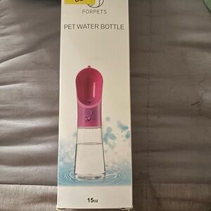FORPETS Pink Pet Water Bottle